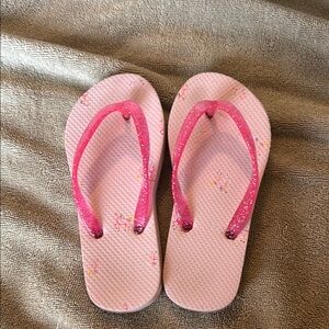 GAP Pink Flip Flops with Textured Soles